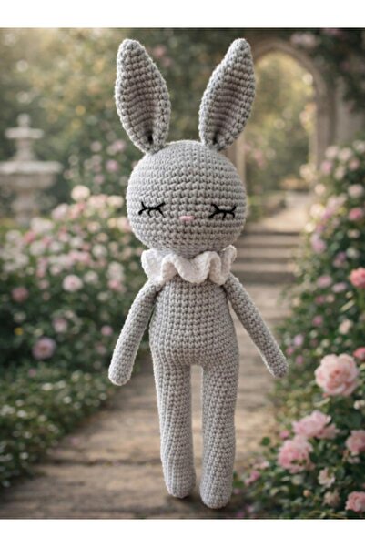MİNOHOUSE Amigurumi Tavşan Uyku Arkadaşı Örgü Oyuncak