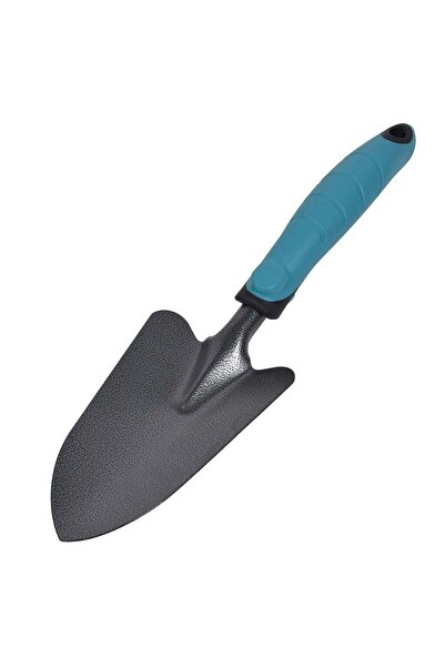 OEM Lopata Metalica de Gradina cu Maner Albastru Negru din PP 34cm