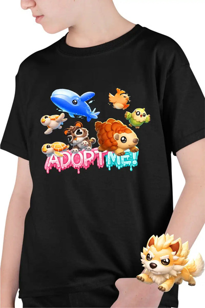 OEM Tricou Copii Baieti Roblox Adopt Me Arici Balena