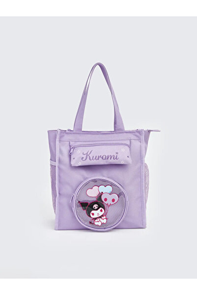 LC Waikiki LCW ACCESSORIES Lila Kuromi Baskılı Kız Bebek Omuz Çantası