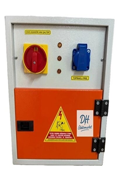 DHELEKTROMARKET xkoren 4x50 kaçak akım 4x63 30MA Xkoren Asansör Besleme Panosu