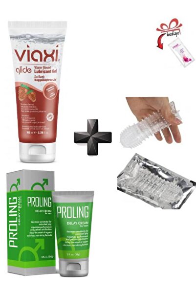Viaxi Çilek Aromalı Su Bazlı Kayganlaştırıcı Jel Proling Kontrol Krem 56 ml U...