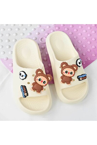 Tmall Women's Slippers, Foam, Lightweight, PD1082, Beige