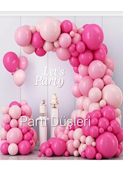 Parti Düşleri Pembe Temalı Barbie Konsept Balon Set
