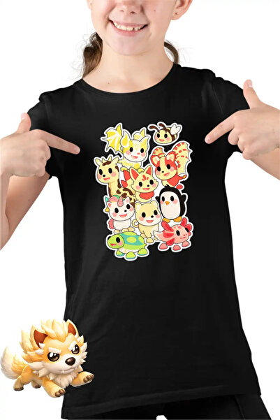 OEM Tricou Copii Fete Roblox Adopt Me Cute Pets