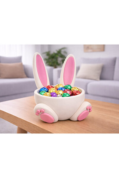 PLA paskalya tavşanı kase sepeti