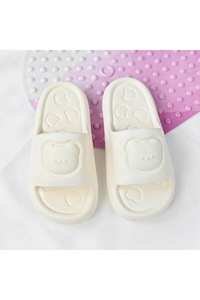 Tmall Women's Slippers, Foam, Lightweight, PD1080, White