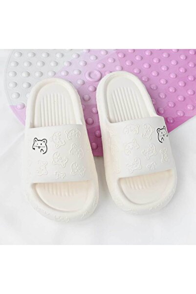 Tmall Women's Slippers, Foam, Lightweight, PD1083, Beige