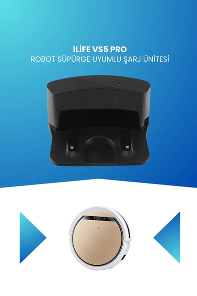 ELECTROLL Ilife VS5 Pro Robot Süpürge Uyumlu Şarj Ünitesi