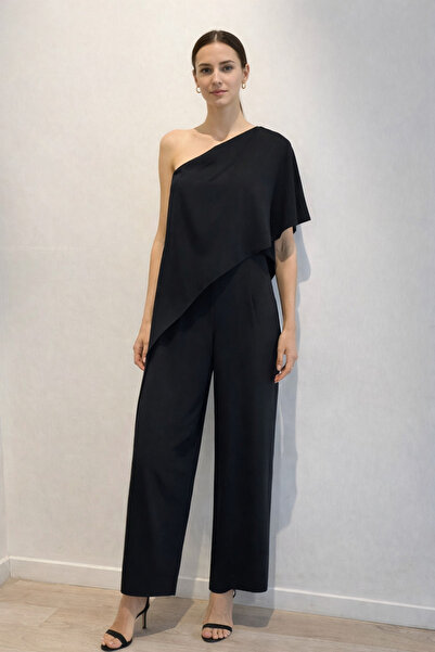 AYHAN Tek Shoulder Detail Jumpsuit