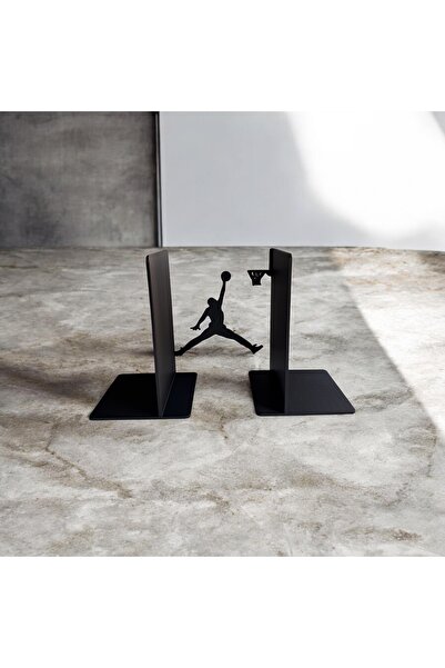 NozzleWorks Jordan Basketball Bookend – Basketbol Temalı Kitap Tutucu