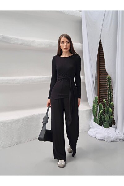 Ales Moda Κοστούμι από ύφασμα Buzi με δέσιμο στο πλάι