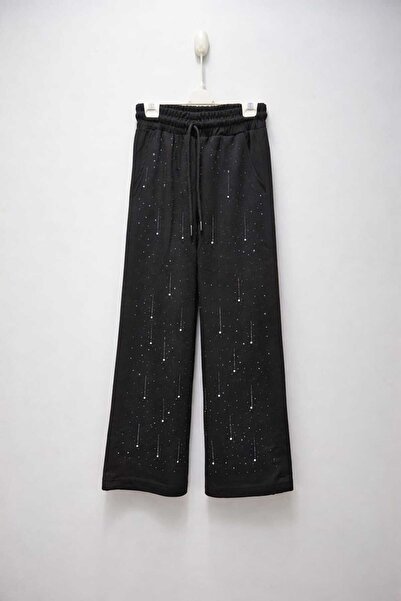 ÖZNUR Yıldız Desenli Kız Çocuk Rahat Eşofman