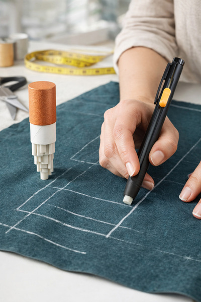 oskatekstil Dikiş Sabun Kalem Seti, 2 Kalem 20 Sabun Tebeşir Sabun Çizgi Taşı...