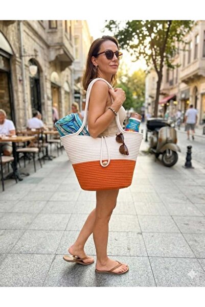 bayram taşcıoğlu home desing حقيبة شاطئ من القش لقضاء العطلات اليومية