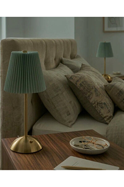 N Naturel Aydınlatma Kablosuz Şarjlı Masa Lambası - Type-C Girişli, 3 Renk Mo...