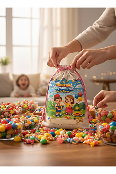 FREFLY En güzel Hediye çoçuklar için Bayram Şeker Harçlık ve Şeker Kesesi 10 ...