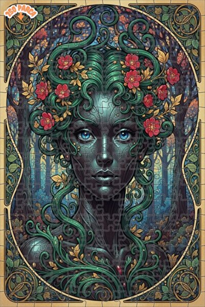 Esranın Dünyası Forest Fairy Oil Painting Lookalike Art Nouveau Double-Layer ...