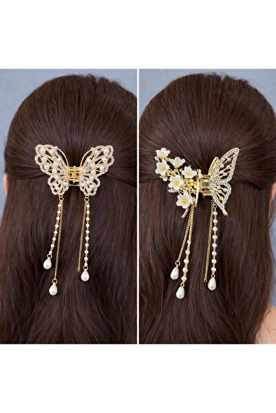 EMKSHOP ROYAL BLOOM CATARAMĂ METALICĂ CU MĂRGELE 2 BUCĂȚI