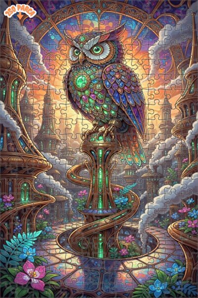 Esranın Dünyası The Jewel Feathered Owl of the Enchanted Forest Double-Layer ...