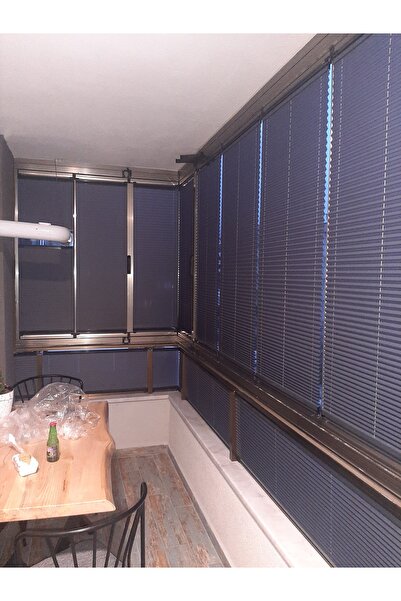 BERA PLİSEL PERDE PLİSEL PERDE ANTRASİT RENK CAM BALKON, EV, OFİS, İŞYERİ, KA...