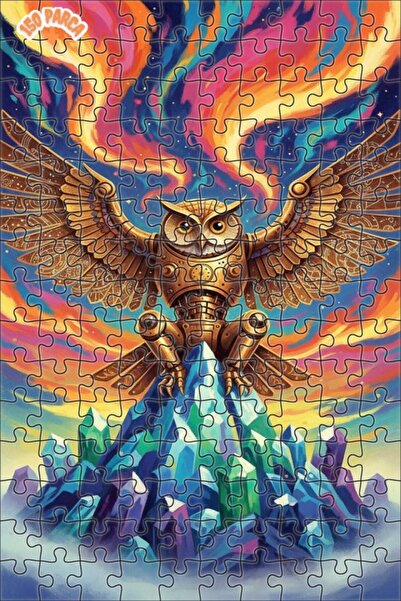 Esranın Dünyası Mystical Mechanical Owl on the Crystal Mountain Double-Layer ...