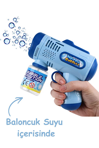 düşler oyuncak dünyası Mavi Pilli Işıklı Köpük Baloncuk Tabancası - Baloncuk ...