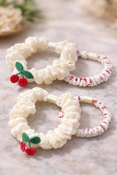 EMKSHOP Emk Cherry Sweet Buckle Set 4 Pieces