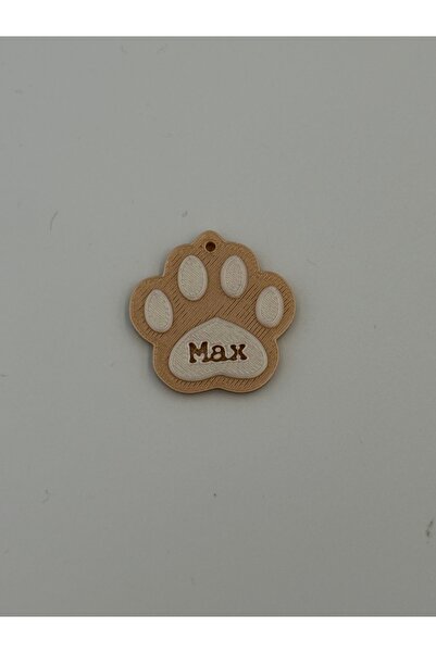 Epic Crafting Breloc sau medalion zgardă personalizat pentru căței – Lăbuță c...