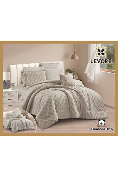 Levore Eleanore Cotton Bedspread Set (Double Size, 8 Pieces) - Dotted Cotton