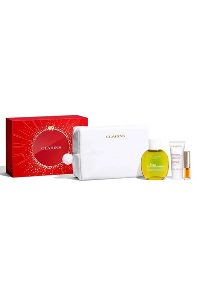 Clarins Σετ περιποίησης Eau Extraordinaire – Άρωμα, Λοσιόν σώματος, Λάδι χειλ...