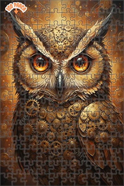 Esranın Dünyası لغز خشبي مؤطر بطبقتين من ميكانيك البويه آرت 150 قطعة 20x30