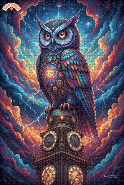 Esranın Dünyası لغز خشبي ميثيستيك بخارا مع مزدوج الطبقات إطارًا 1000 قطعة 70x50