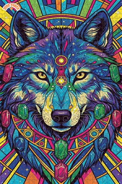 Esranın Dünyası لغز خشبي مؤطر من ماسالتي وورت منقوش مزدوج الطبقات قطعة 70x50