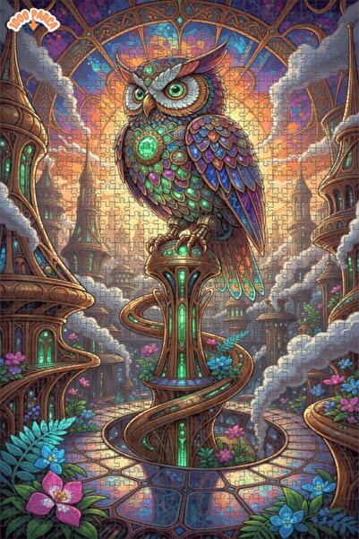 Esranın Dünyası The Jewel Feathered Owl of the Enchanted Forest Double-Layer ...