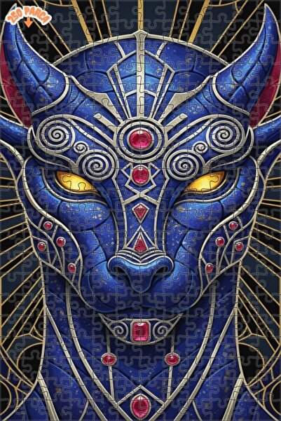 Esranın Dünyası Magical Cat Art Oil Painting Lookalike Double-Layer Framed Wo...