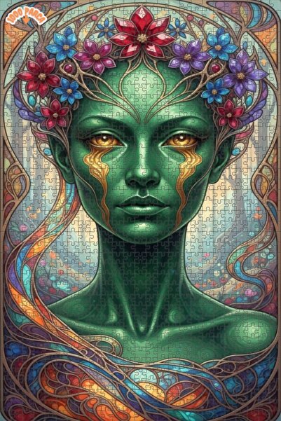 Esranın Dünyası لغز خشبي بإطار مزدوج الطبقات من جنغل الأخوات الأخوات الخضراء ...