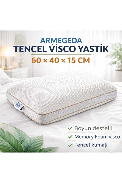 armegeda sıradışı tasarımlar Armegeda Tencel Visco Ortopedik Yastık 60x40x15 ...