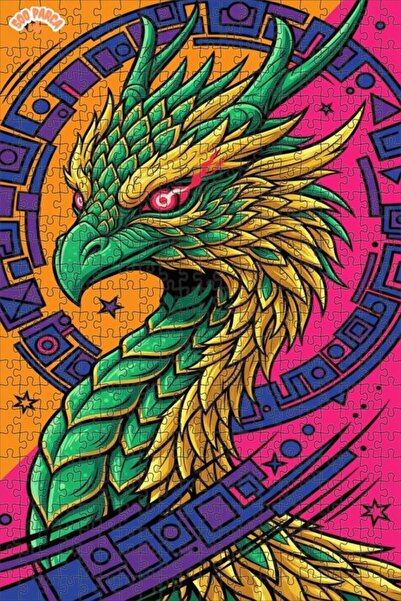 Esranın Dünyası لغز خشبي بإطار مزدوج الطبقات من ديزاين دراغون آرت 500 قطعة 50x30