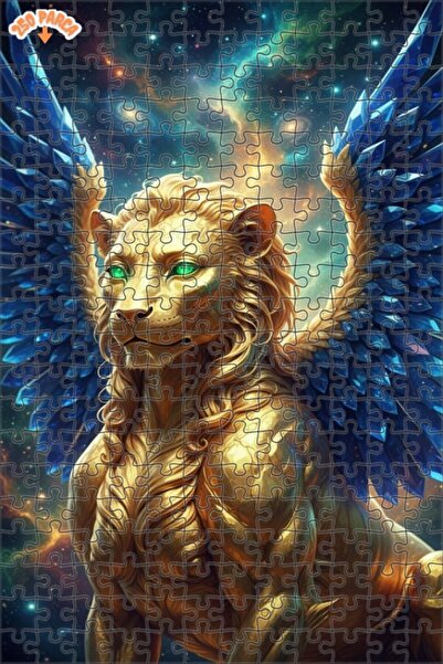 Esranın Dünyası Golden Winged Lion Puzzle 250 Pieces 30X30