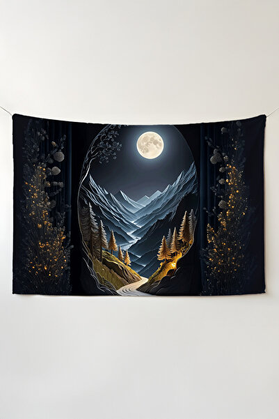 Charmbi Valley of Peace Wall Covering – Large Size Tapestry Wall Rug Sq, Game...