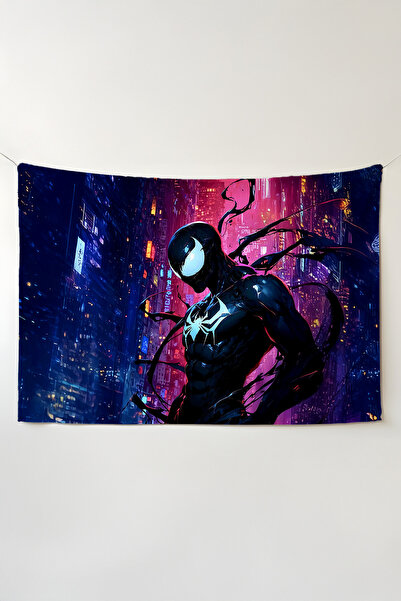 Charmbi غطاء جداري بتصميم سبايدرمان - لوحة جدارية كبيرة الحجم سجاد بوصة، ديكو...