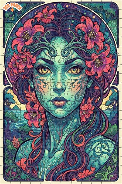 Esranın Dünyası Mother Nature Inspired Framed Wooden Puzzle 250 Pieces 30X30
