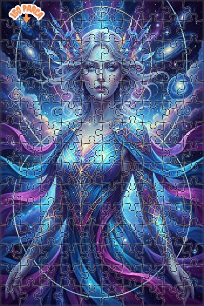 Esranın Dünyası The Queen of the Universe Watercolor Look Wooden Puzzle with ...