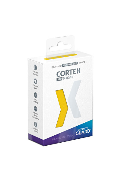 Ultimate Guard Cortex Sleeves Standard Size 100 Yellow