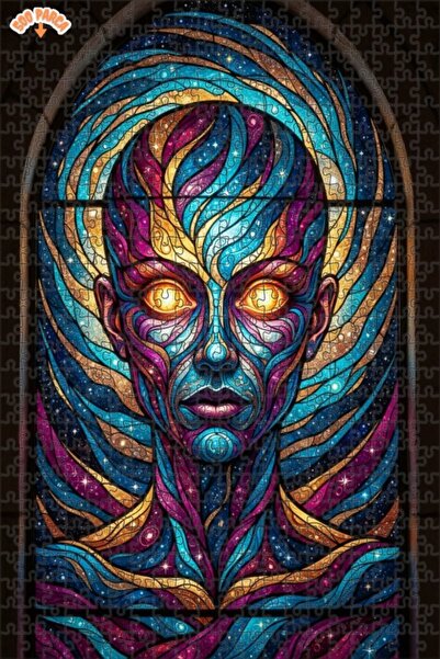 Esranın Dünyası Universal Face Double Layer Framed Wooden Puzzle 500 Pieces 5...