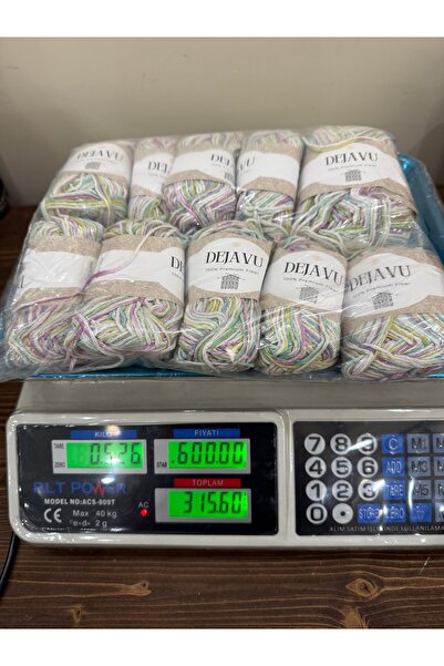 SÜSLÜTASARIM Etrofil ihraç fazlası koton ip ebruli (526 gram)