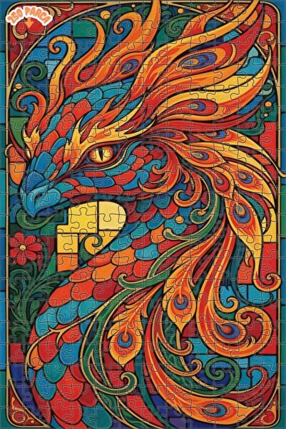 Esranın Dünyası Alev Ej Leather Art of Double-Layer Framed Wooden Puzzle 250 ...