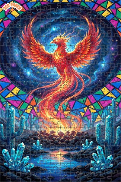 Esranın Dünyası The Echo of the Firebird Double-Layer Framed Wooden Puzzle 25...