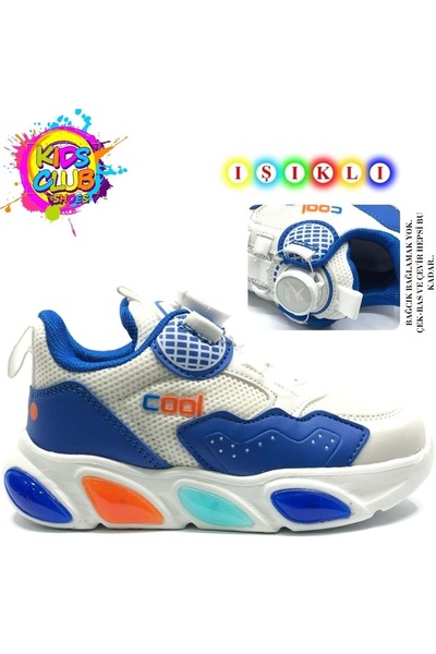 KOCAMANLAR Cool leon smart laced illuminated Orthopedic children's sports sho...